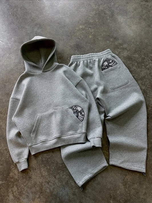 Trendy High Street Retro Casual Streetwear Men's