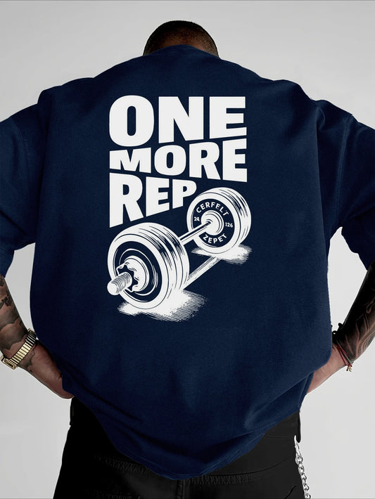 Men's Vintage Gym T-Shirt ONE MORE REP