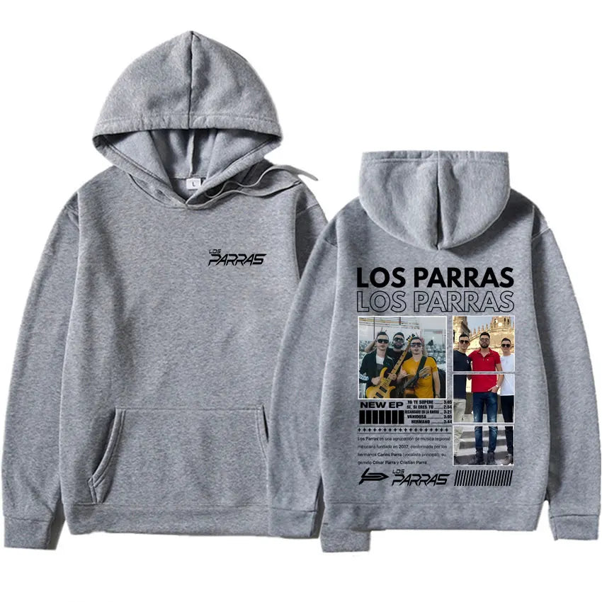 Rap Artist Los Parras Tour Harajuku High-quality Graphic Hoodies