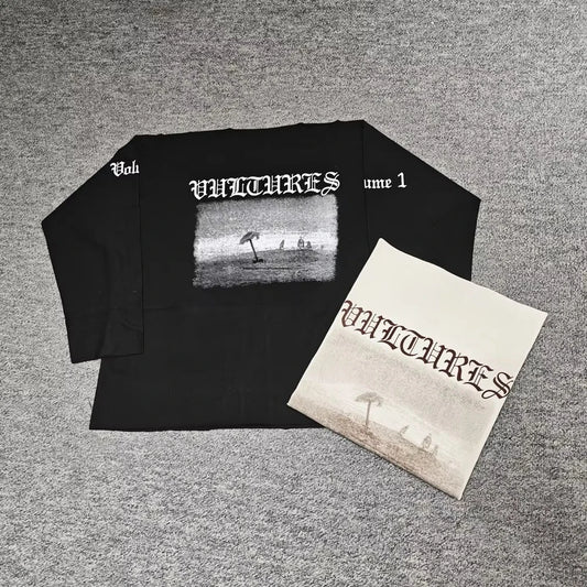 Streetwear long-sleeved T-shirts loose fit