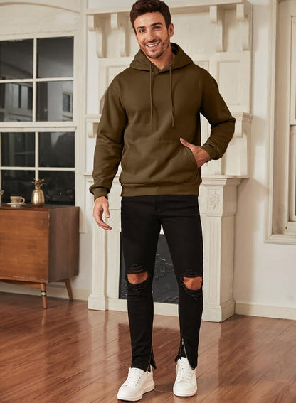 Mens Hoodies Casual Cotton Hooded