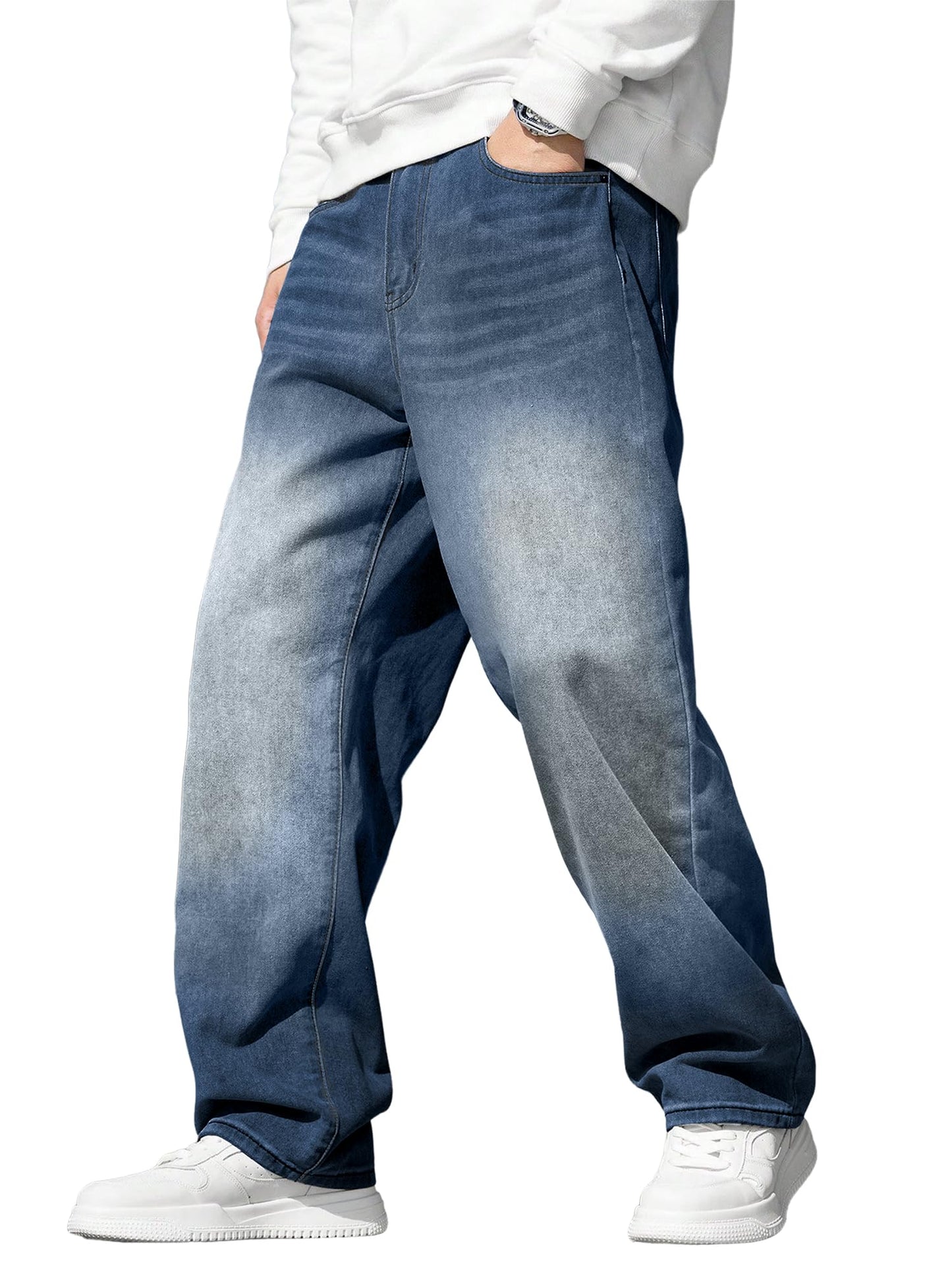 Men's Jeans Baggy Wide Leg Jeans