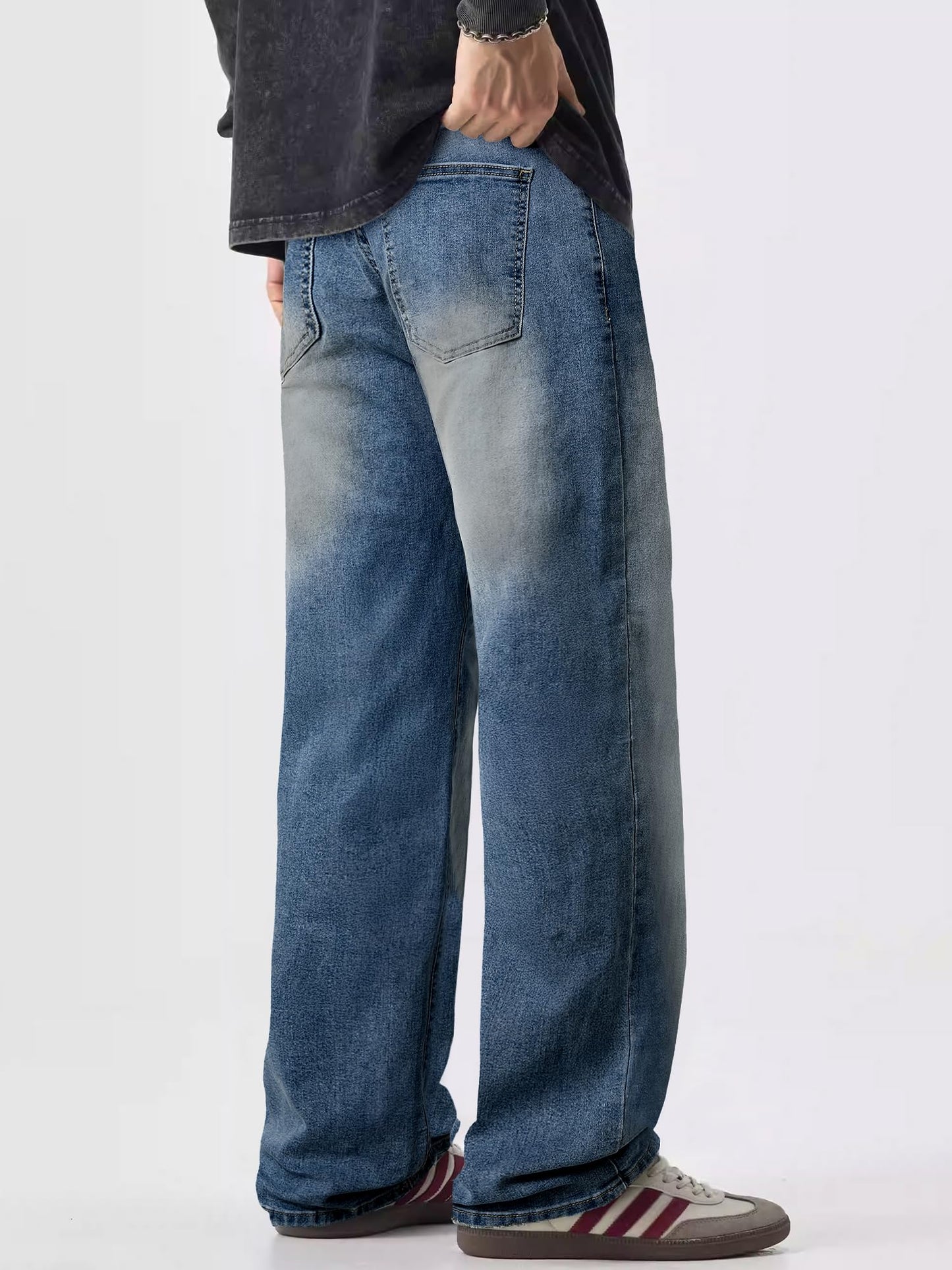 Men's Jeans Baggy Wide Leg Jeans