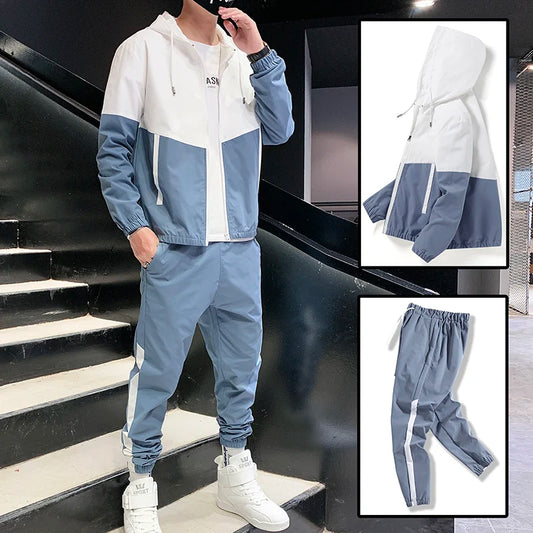 Mens Tracksuit Casual Sportswear Jackets And Pants