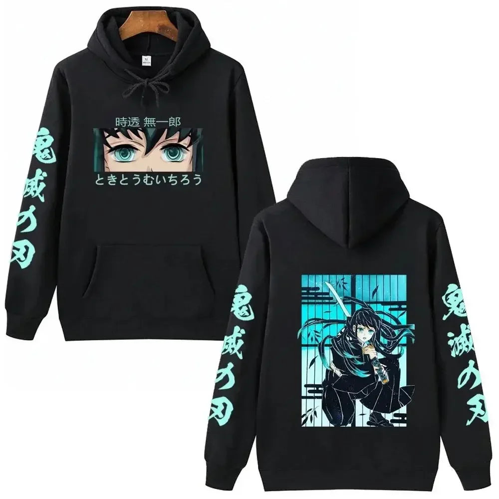 New Demon Slayer Graphic Printed Hoodie Sweatshirt