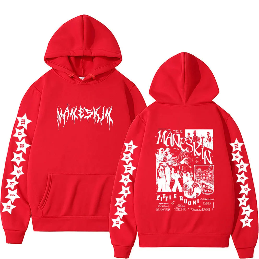 Maneskin Double Sided graphic print