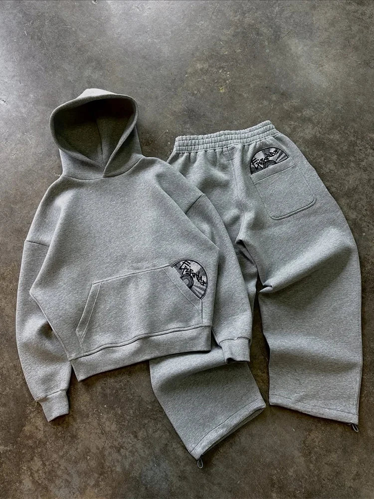 Trendy High Street Retro Casual Streetwear Men's