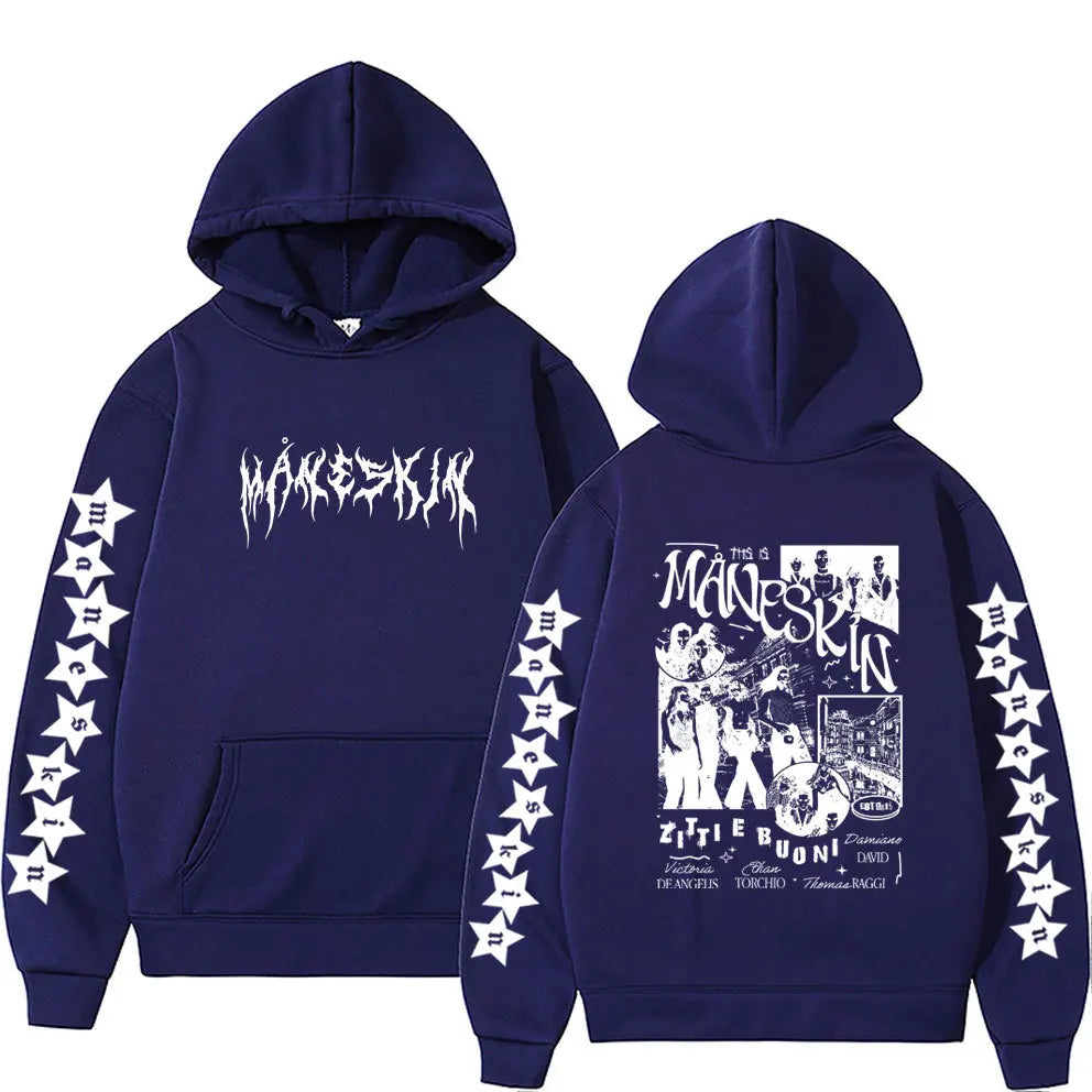Maneskin Double Sided graphic print