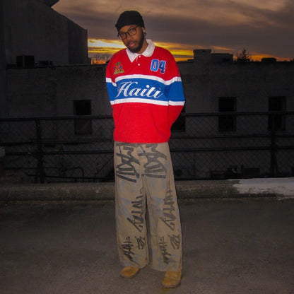 Mens Polo Shirt Harajuku Y2K Streetwear