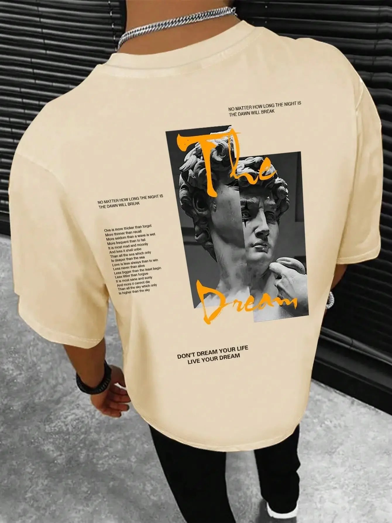 Streetwear Don'T Dream Your Life Live Your Dream T-Shirt