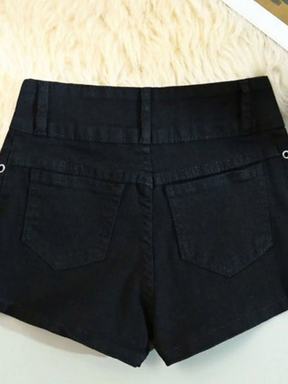 Shorts Women Skinny Creativity Lace-up Popular Streetwear