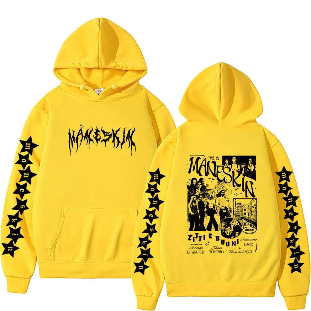 Maneskin Double Sided graphic print
