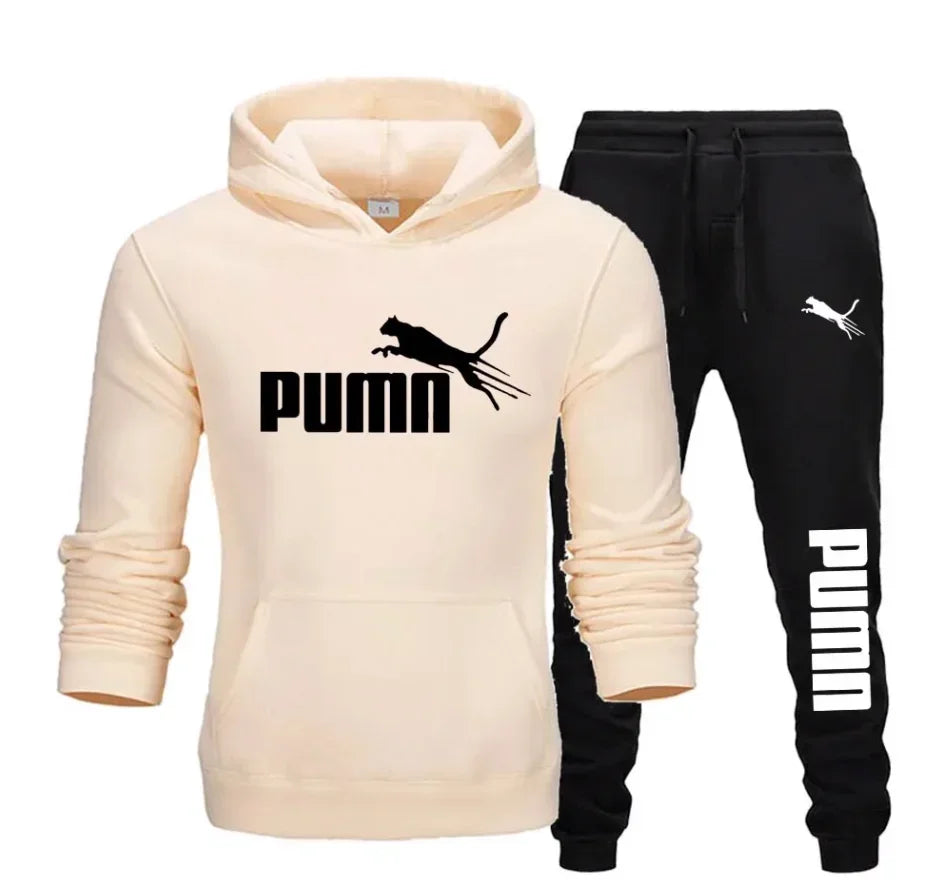 Streetwear Trendy Hoodie, Lightweight Sweatpants,