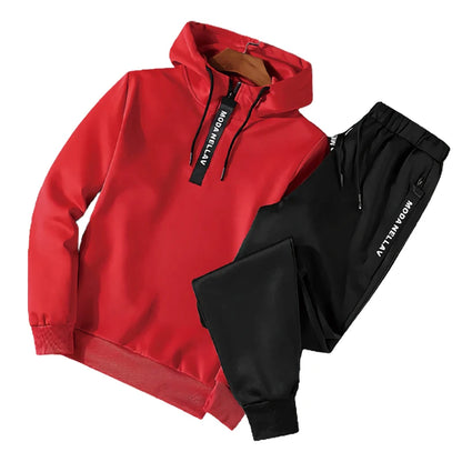 Men's Sweatshirt Set Hoodies+Sweatpants Tracksuit
