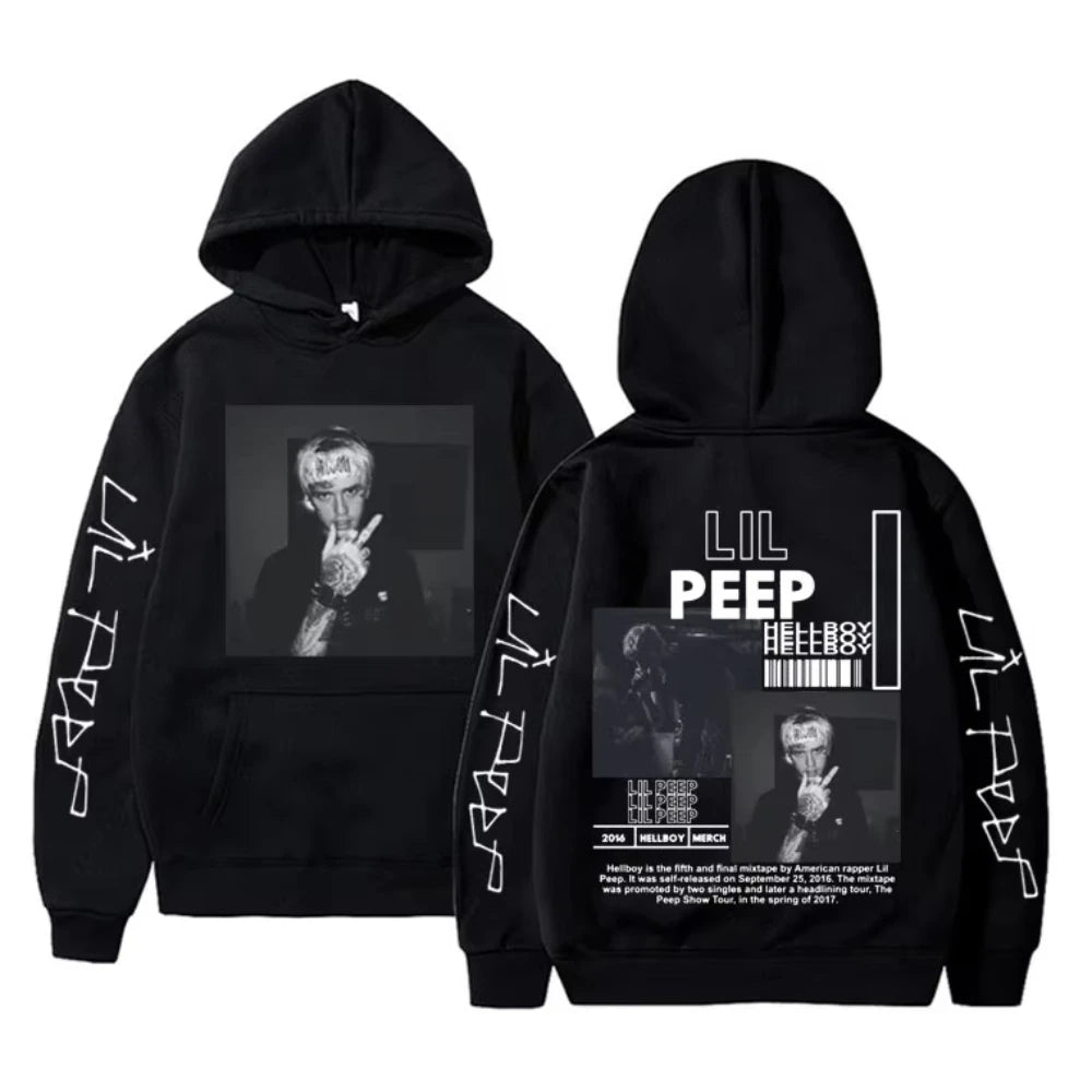 Rapper Lil Peep Hell Boy Crybaby Graphics Hoodies