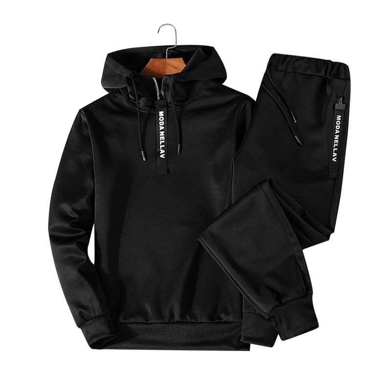 Men's Sweatshirt Set Hoodies+Sweatpants Tracksuit
