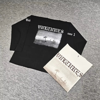 Streetwear long-sleeved T-shirts loose fit