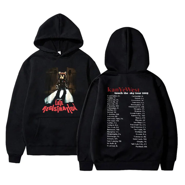 Rapper Kanye West Graduation Printed Hoodies