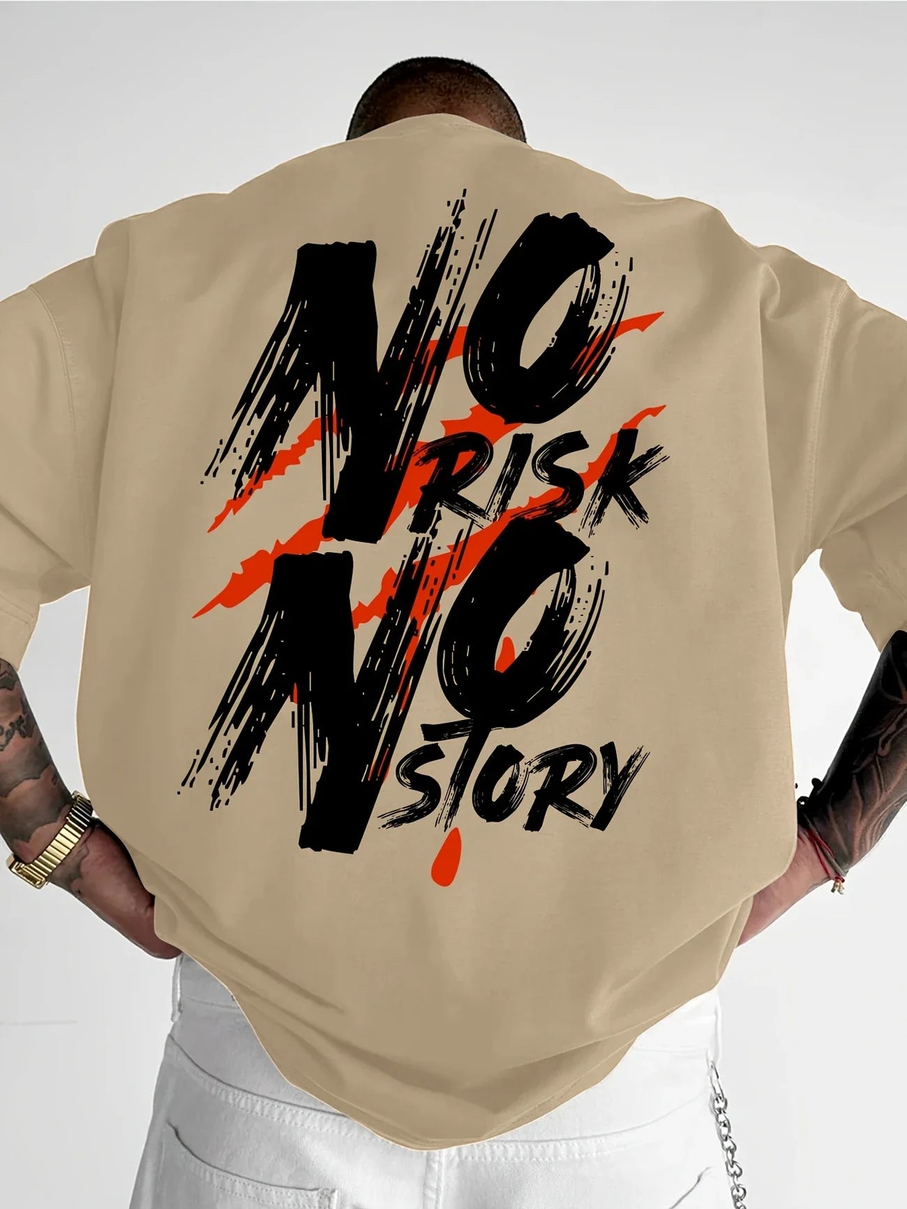 Men's Streetwear Pattern T-shirt