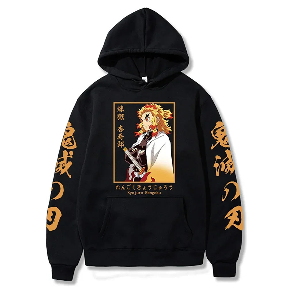 New Demon Slayer Graphic Printed Hoodie Sweatshirt