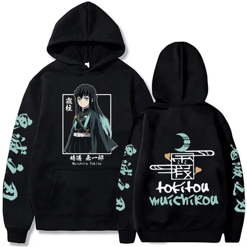 New Demon Slayer Graphic Printed Hoodie Sweatshirt