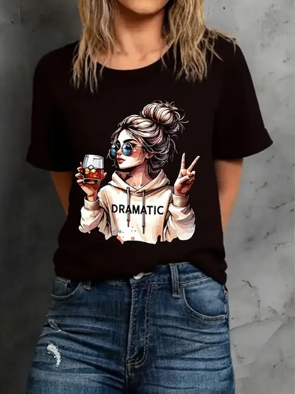 Women'S Casual Graphic T-Shirt