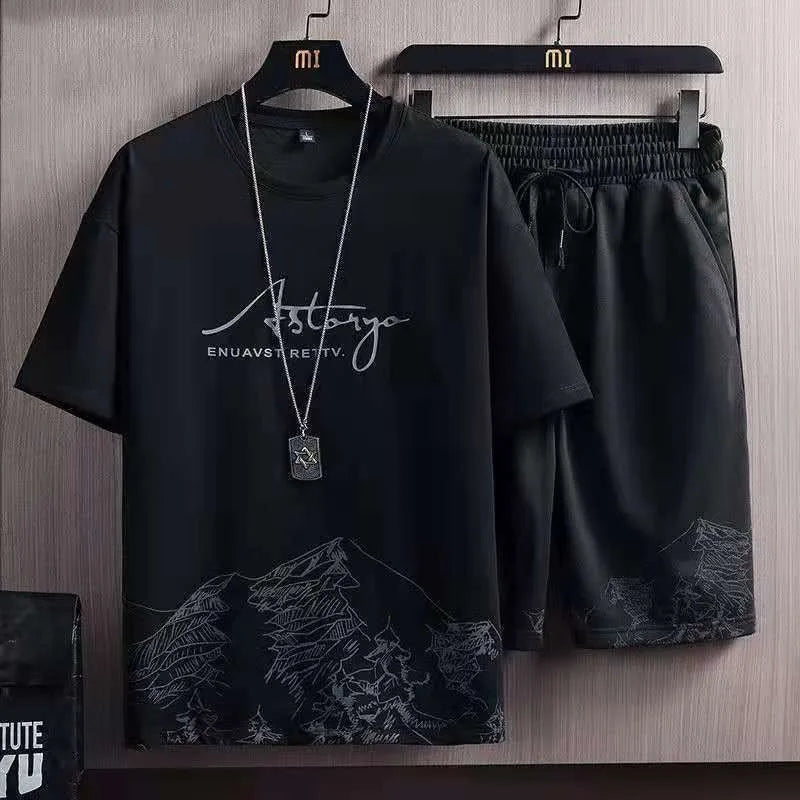 Men's Casual Sport Ice Silk Outfit