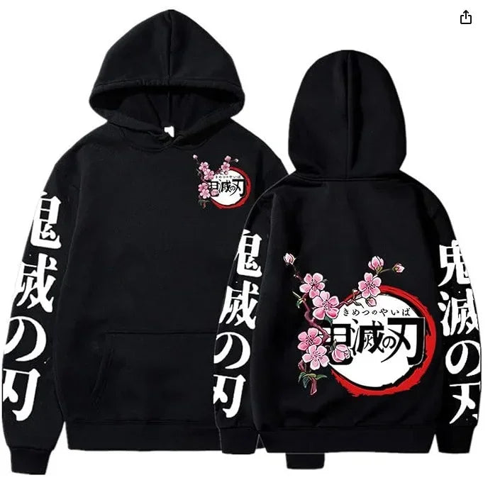 New Demon Slayer Graphic Printed Hoodie Sweatshirt