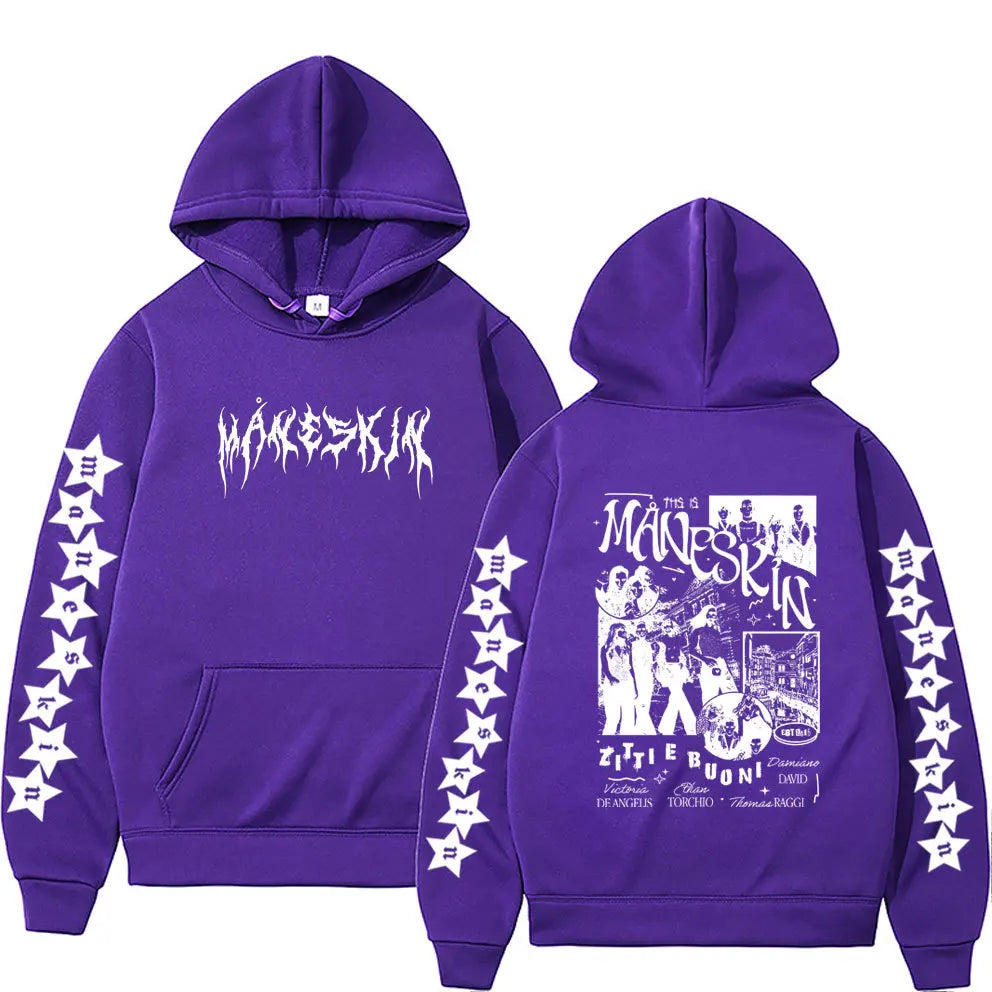 Maneskin Double Sided graphic print