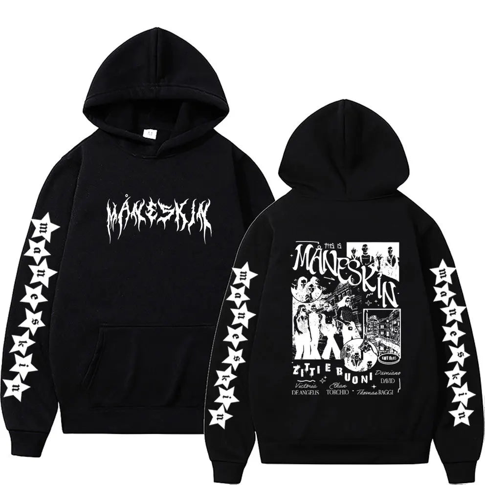 Maneskin Double Sided graphic print
