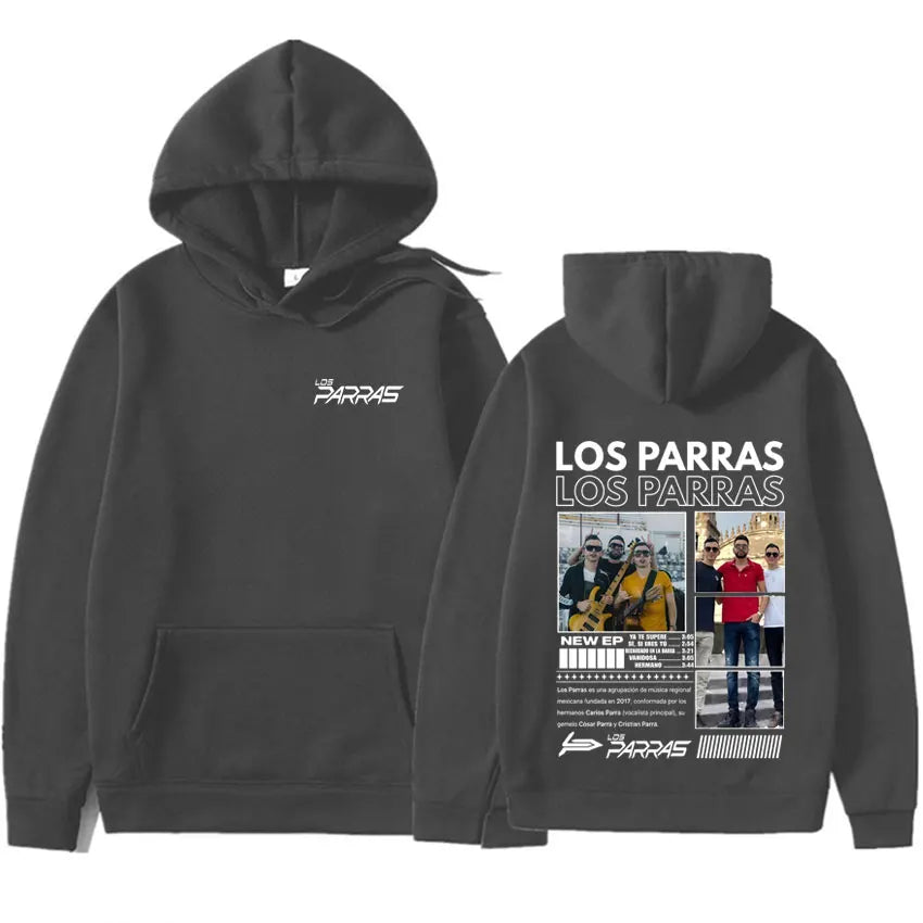 Rap Artist Los Parras Tour Harajuku High-quality Graphic Hoodies