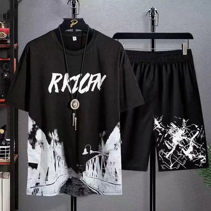 Men's Casual Sport Ice Silk Outfit