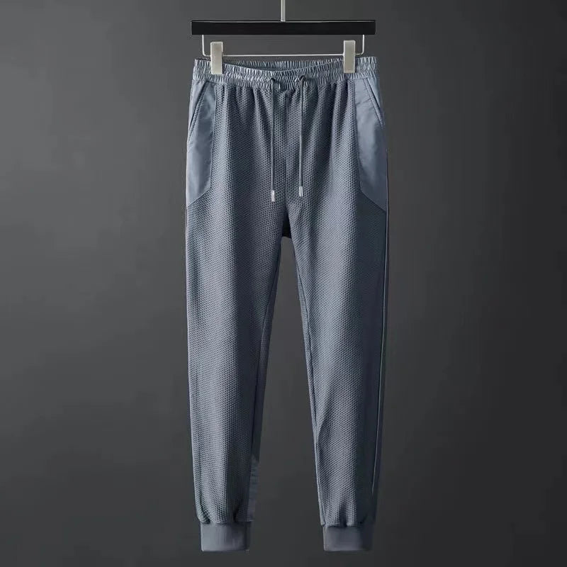 Men Tracksuit Zipper Hooded Jacket and Sweatpants