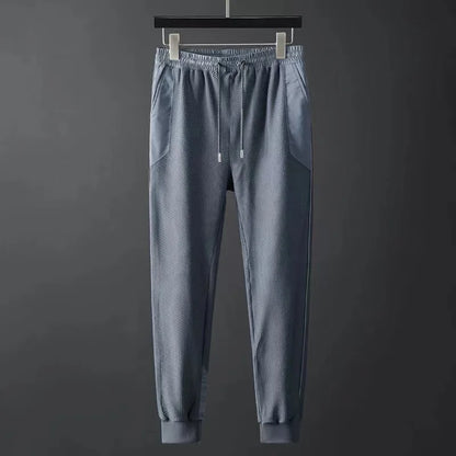 Men Tracksuit Zipper Hooded Jacket and Sweatpants