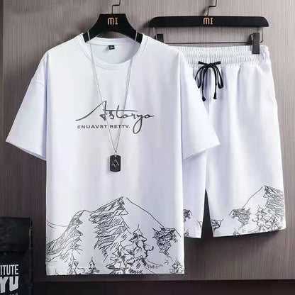 Men's Casual Sport Ice Silk Outfit