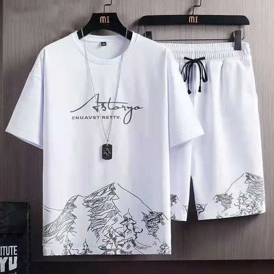 Men's Casual Sport Ice Silk Outfit