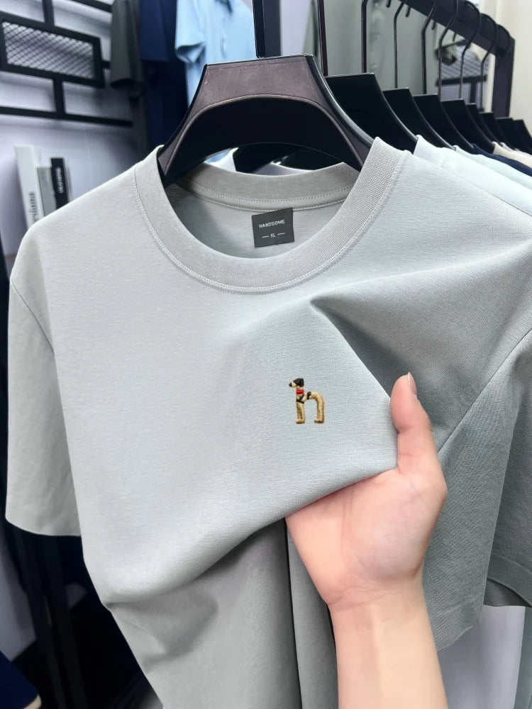 Luxury men's short sleeve T-shirt