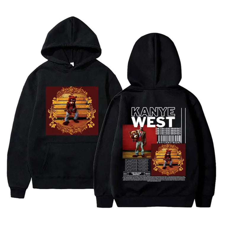 Rapper Kanye West Graduation Printed Hoodies
