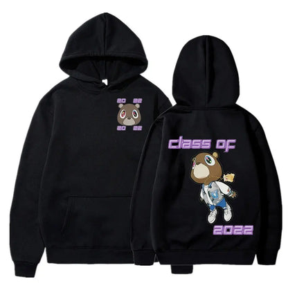 Rapper Kanye West Graduation Printed Hoodies