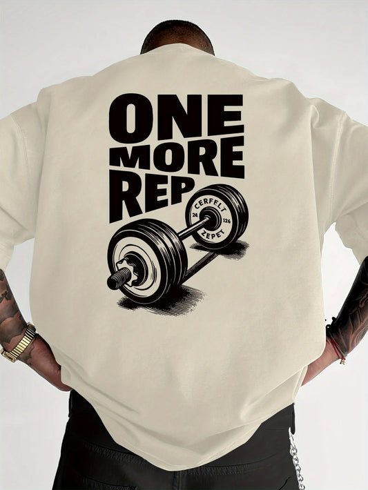 Men's Vintage Gym T-Shirt ONE MORE REP