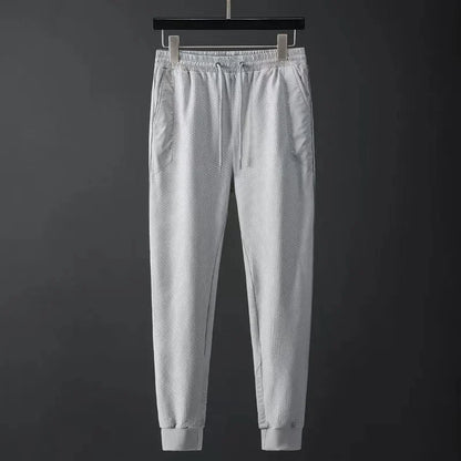 Men Tracksuit Zipper Hooded Jacket and Sweatpants