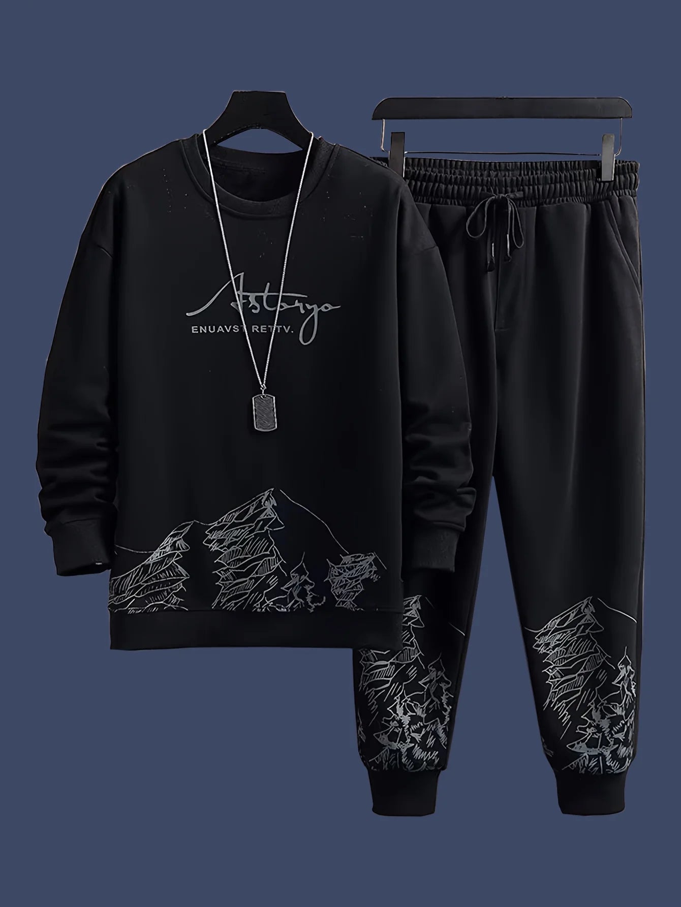casual men's wear, paired with one set