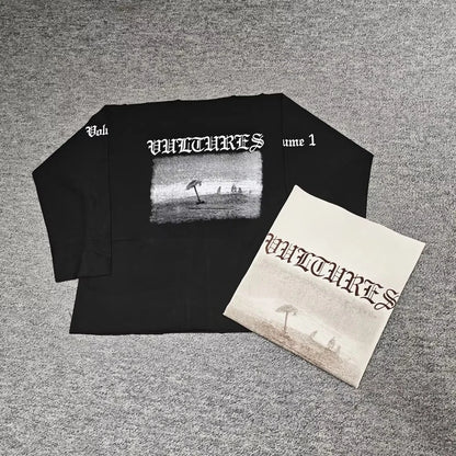 Streetwear long-sleeved T-shirts loose fit