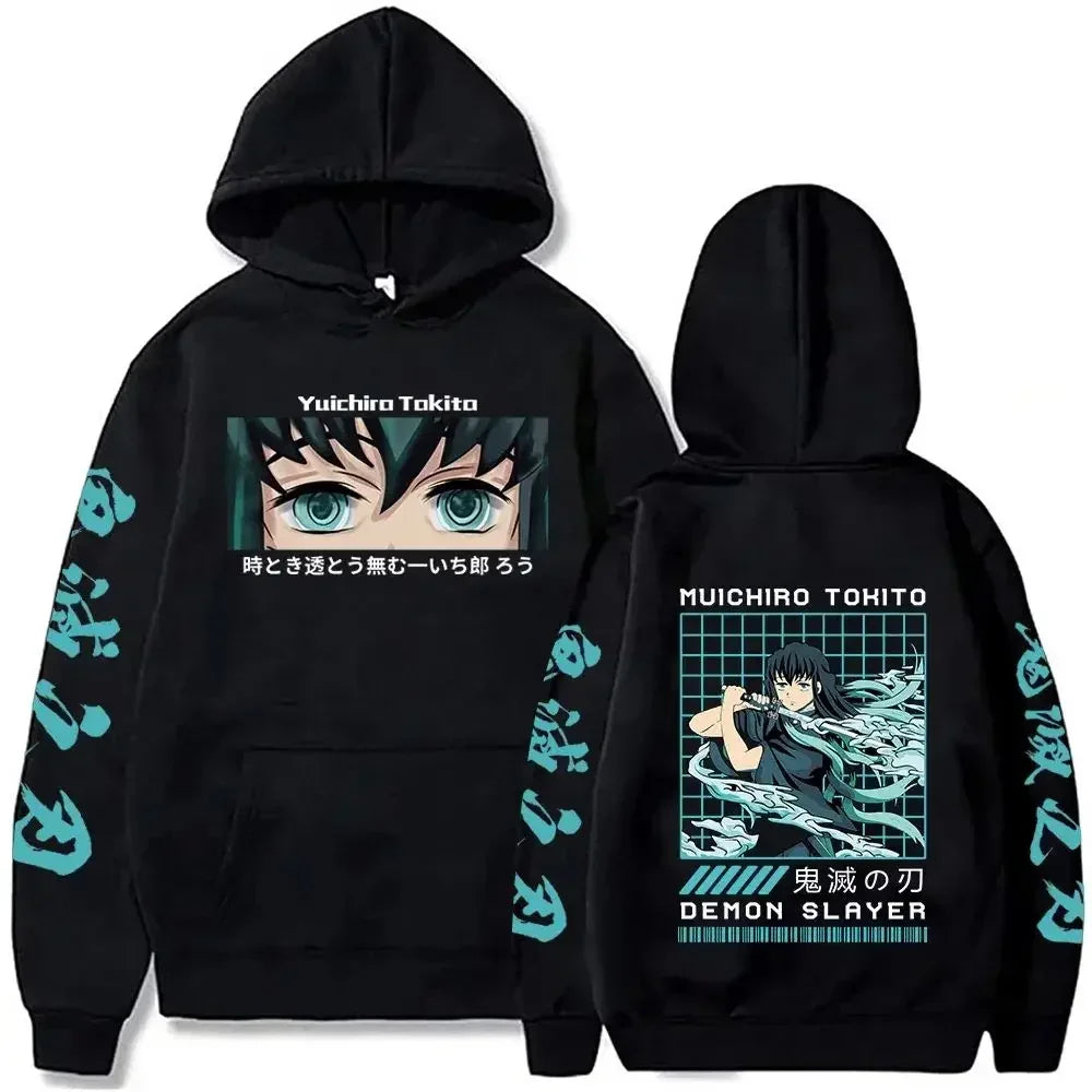 New Demon Slayer Graphic Printed Hoodie Sweatshirt