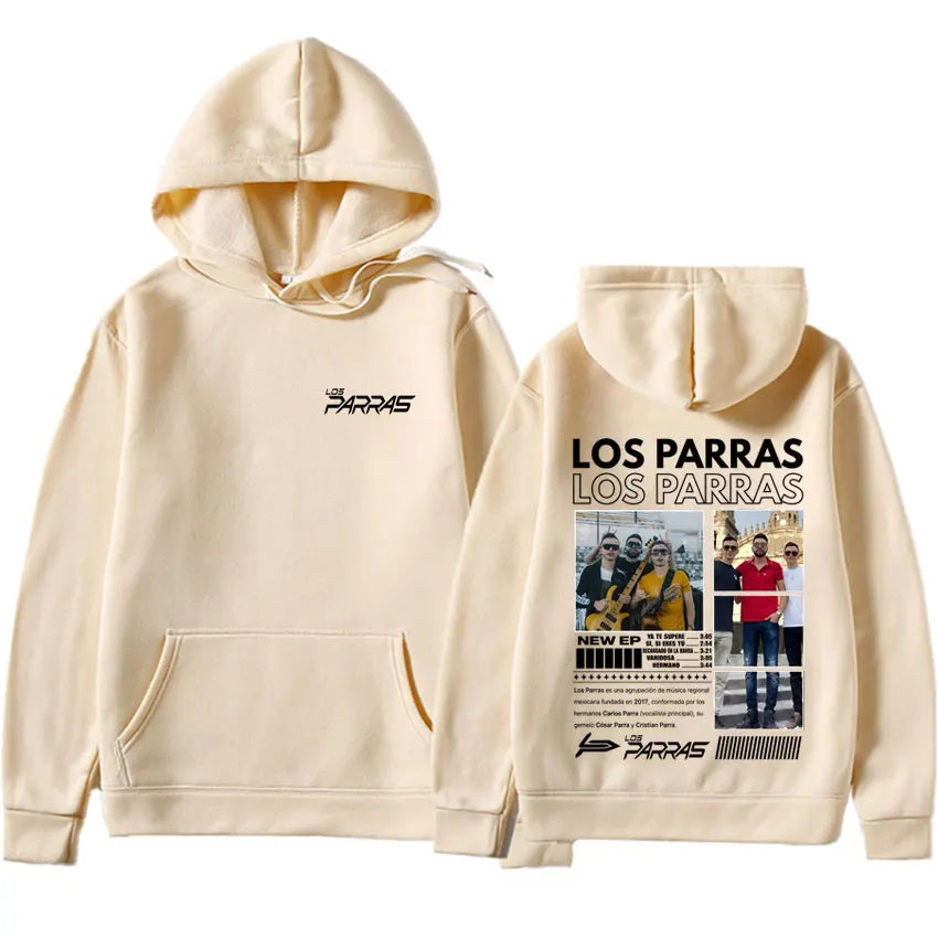 Rap Artist Los Parras Tour Harajuku High-quality Graphic Hoodies