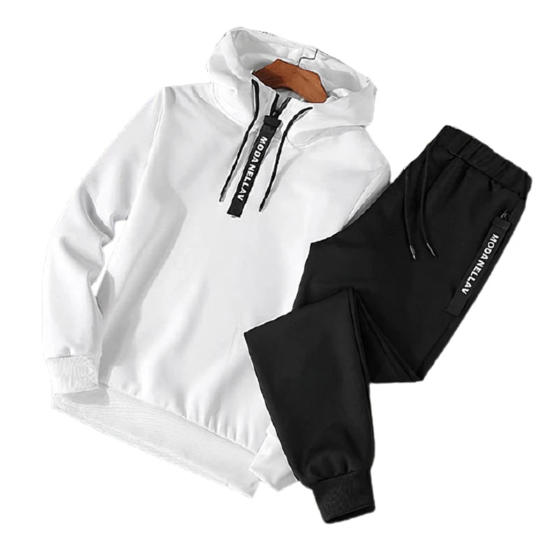 Men's Sweatshirt Set Hoodies+Sweatpants Tracksuit