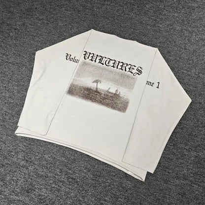 Streetwear long-sleeved T-shirts loose fit
