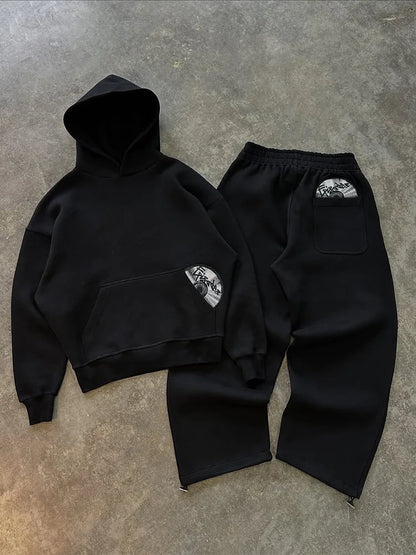 Trendy High Street Retro Casual Streetwear Men's