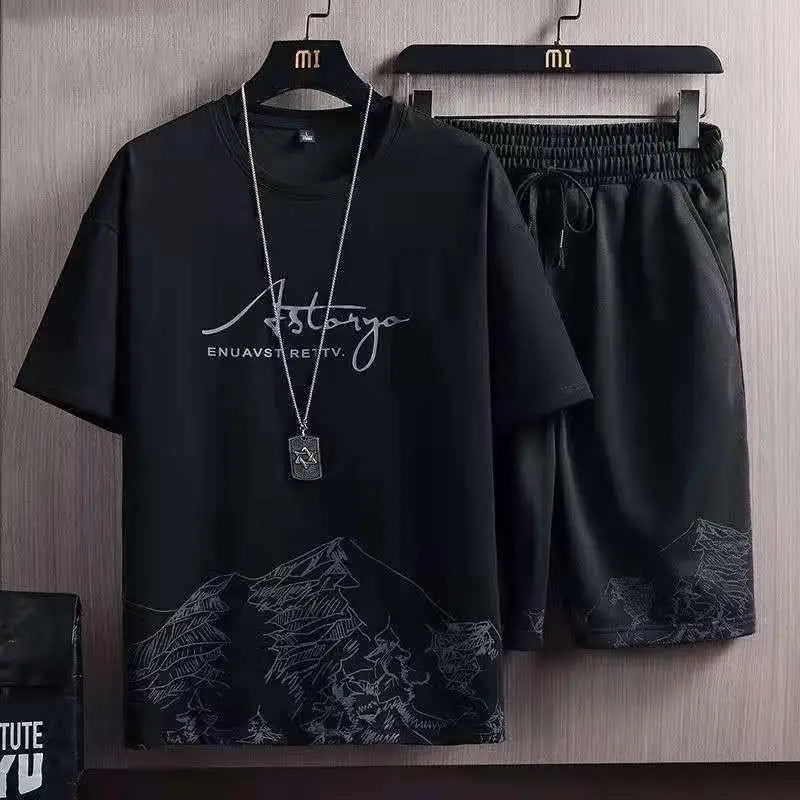 Men's Casual Sport Ice Silk Outfit