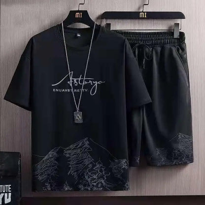 Men's Casual Sport Ice Silk Outfit